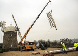 Heage Windmill - Sails Off Nov 26 001