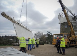 Heage Windmill - Sails Off Nov 26 004