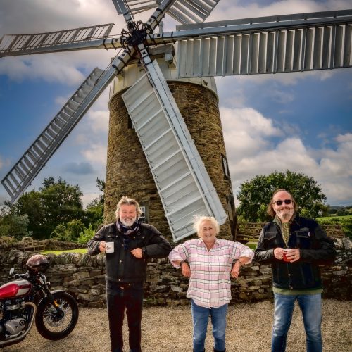 Si King and Dave Myers with member of Heage Windmill